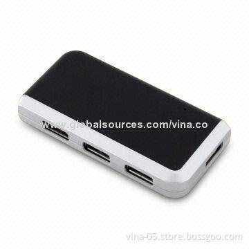 USB Hub with 4-port, Supports Microsoft's Windows Vista, Windows 7 and More